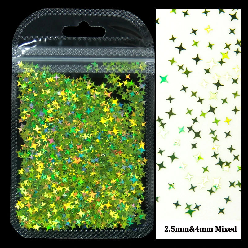 Holographic Nail Glitter Sequins