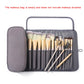 Roll-Up Oxford Makeup Brush Bag