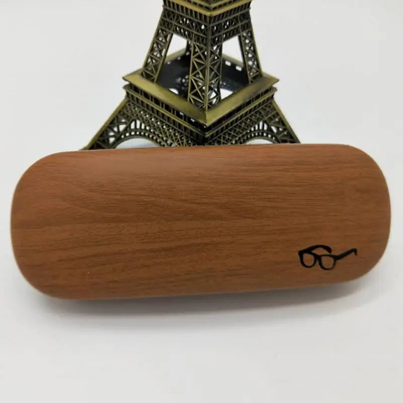 Wood Grain Eyeglass Hard Case