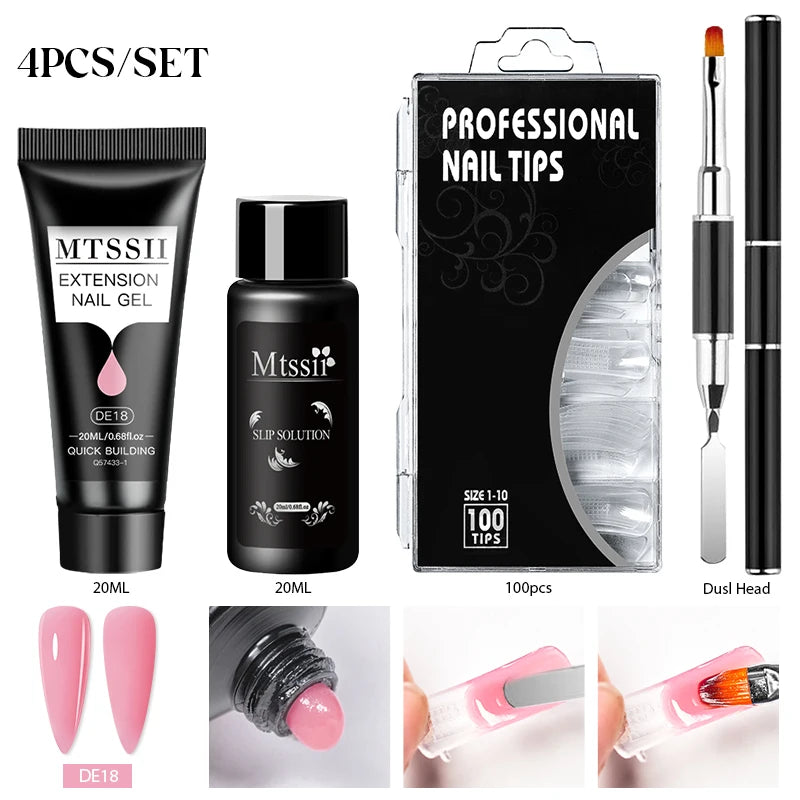 Poly Nail Extension Starter Kit
