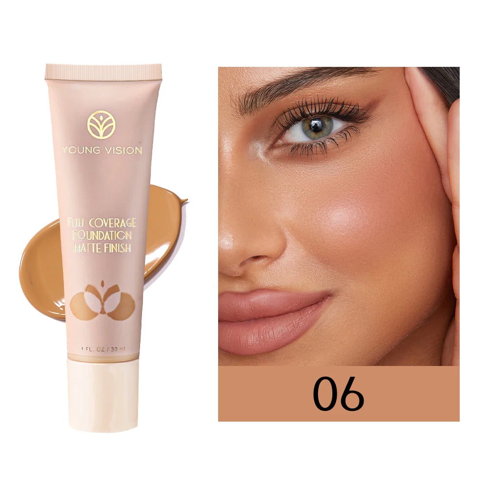 Six-Shade Liquid Concealer Foundation