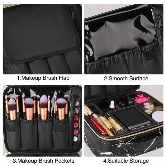 Marble PU Cosmetic Storage Bag