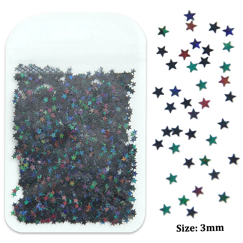 Holographic Nail Glitter Sequins