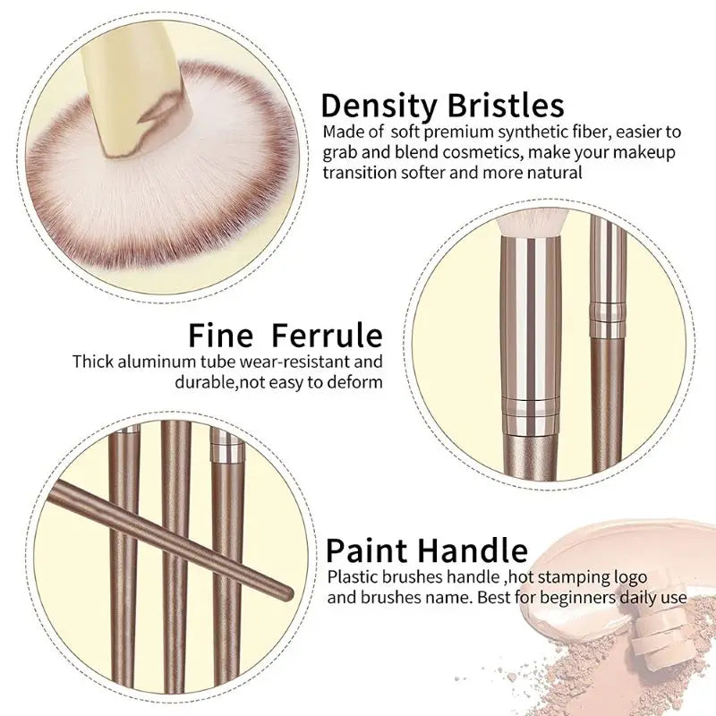 Fluffy Multiuse Makeup Brush Set