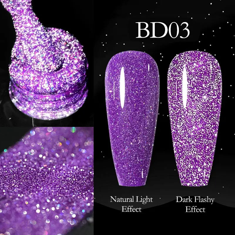 Disco Glitter Gel Polish