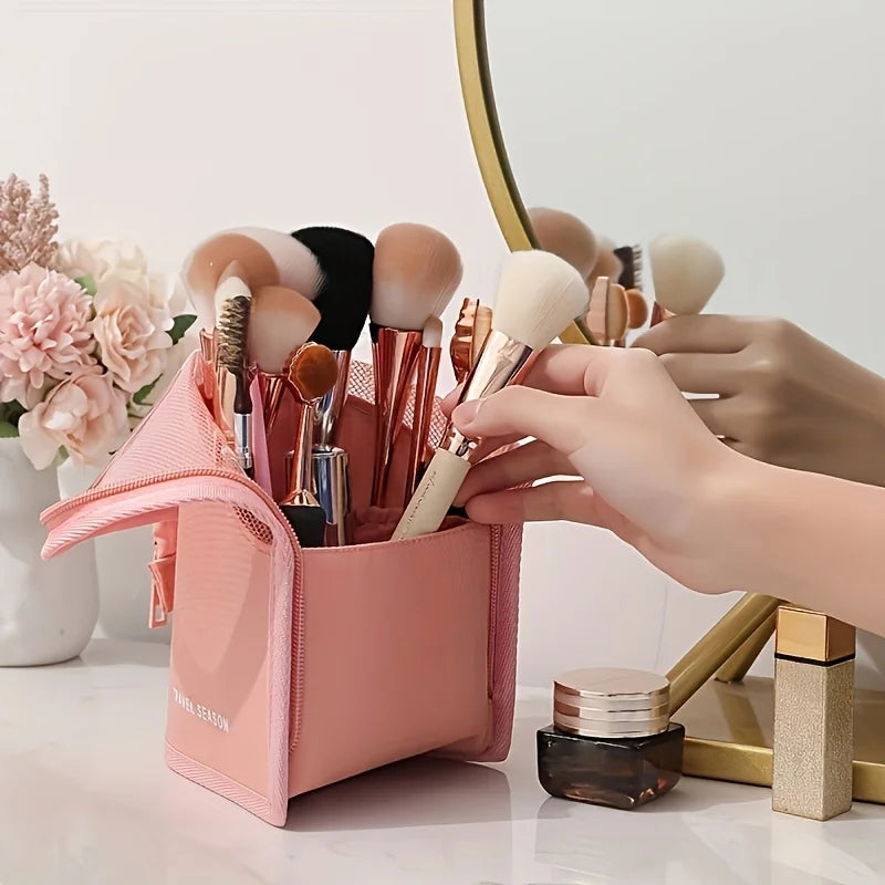 Vertical Oxford Makeup Pencil Case