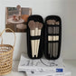 Double-Zip Makeup Brush Case