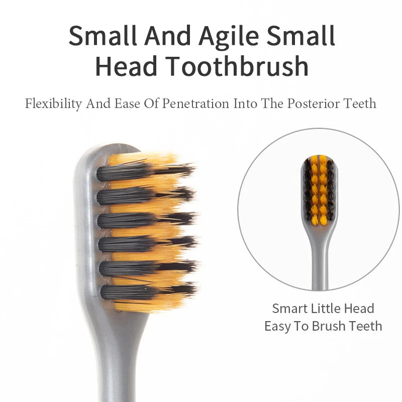 Bamboo Charcoal Toothbrush Duo