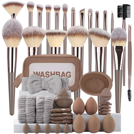 Fluffy Multiuse Makeup Brush Set