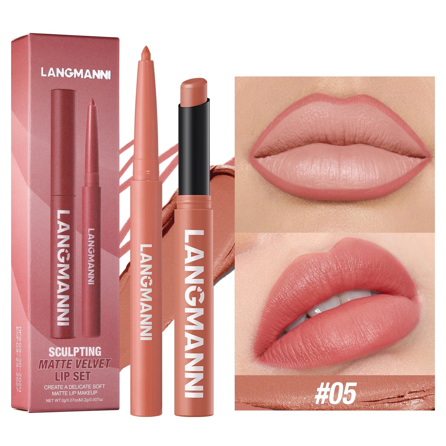 Dual Lipliner Lipstick Set