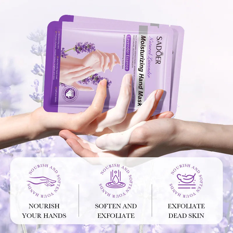 Lavender Moisturizing Hand Mask Set