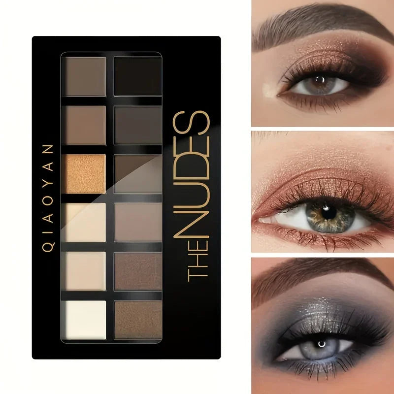 Natural Matte Shimmer Eyeshadow Palette