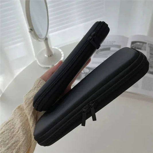Double-Zip Makeup Brush Case