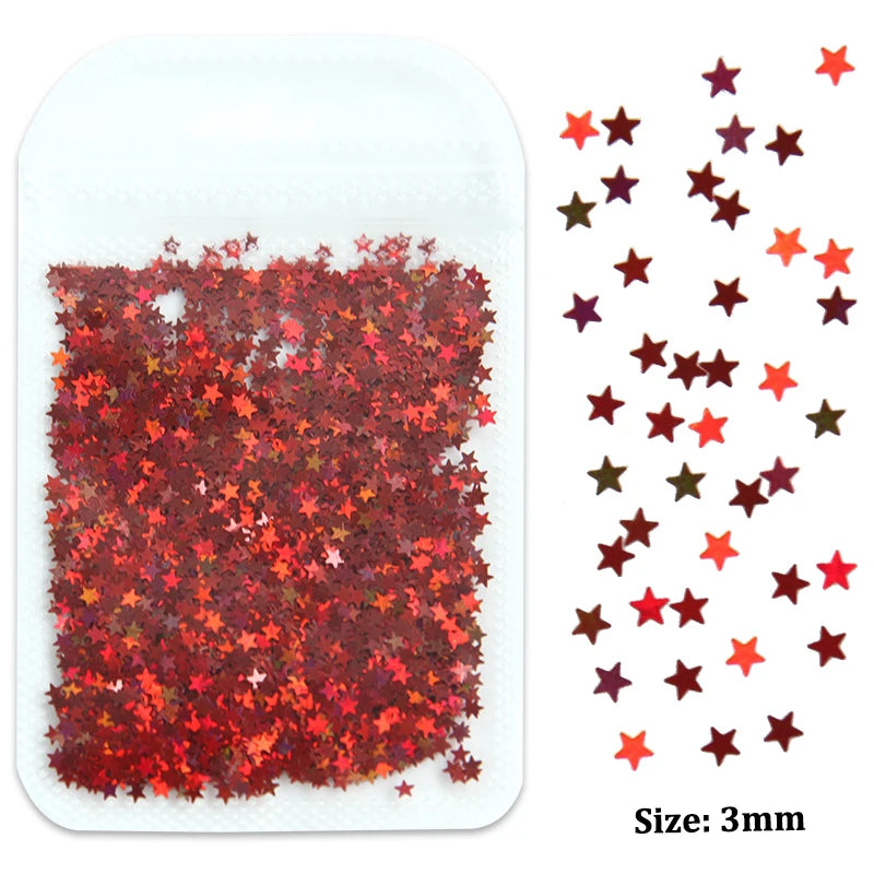 Holographic Nail Glitter Sequins