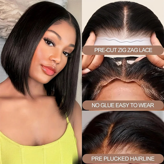 Glueless Straight Bob Lace Wig