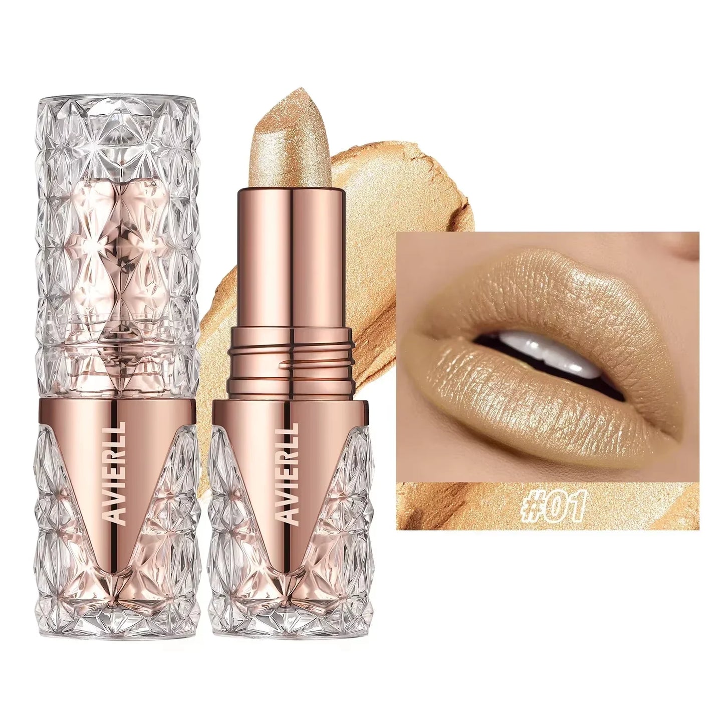 Quicksand Glitter Moisturizing Lipstick