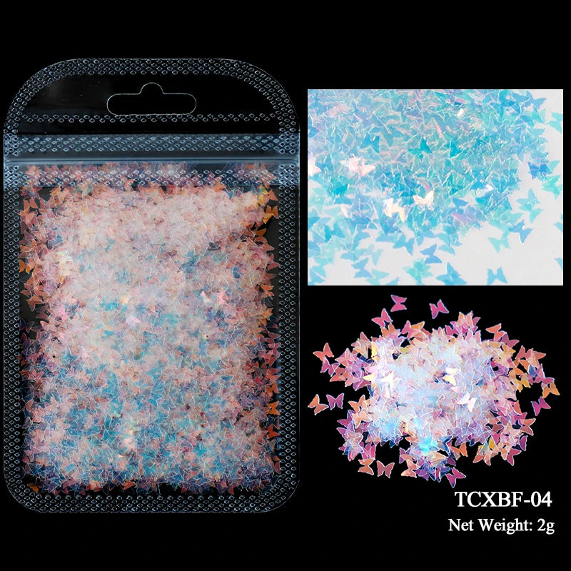 Holographic Nail Glitter Sequins