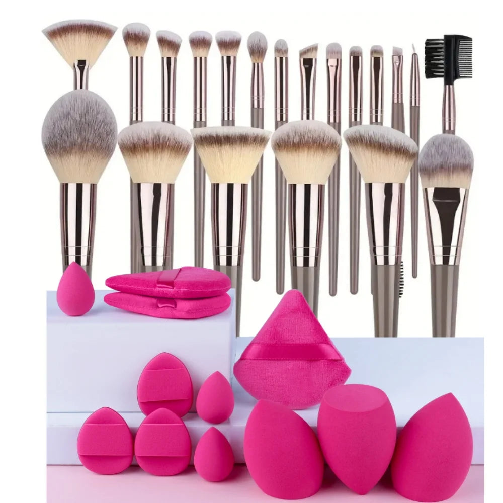 Fluffy Multiuse Makeup Brush Set