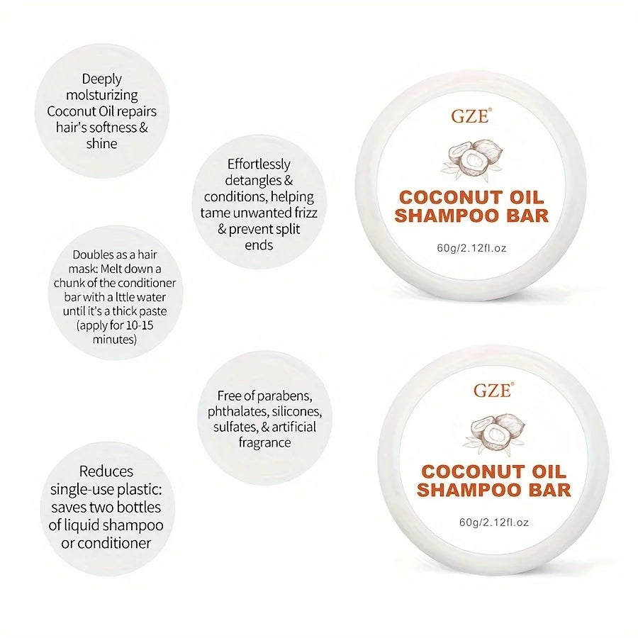 GZE Coconut Shampoo Bar