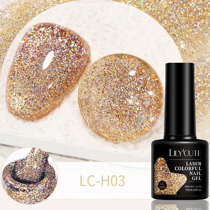 Iridescent Magnetic Cat-Eye Gel