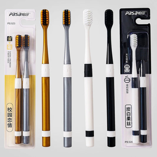 Bamboo Charcoal Toothbrush Duo
