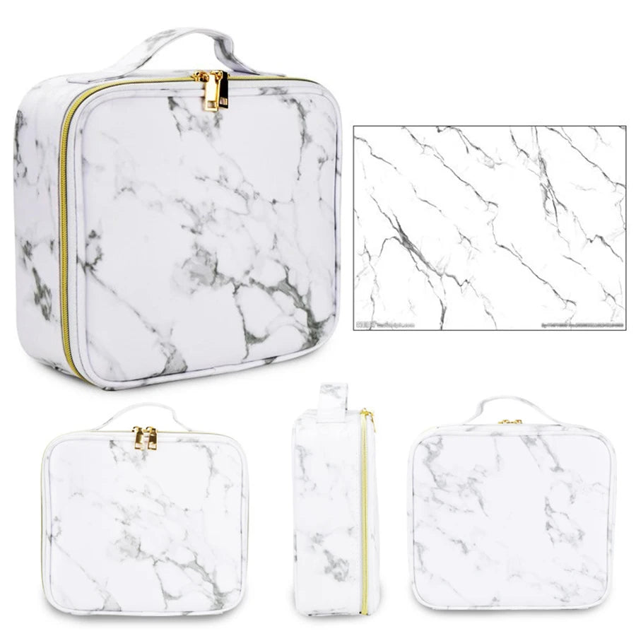 Marble PU Cosmetic Storage Bag