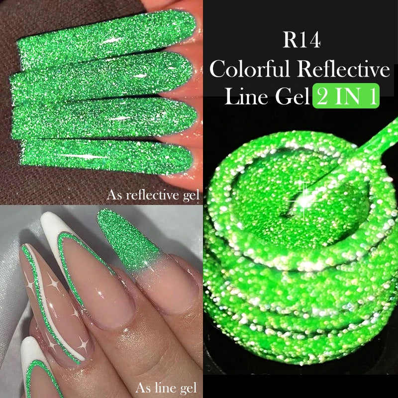 Reflective Glitter Liner Gel