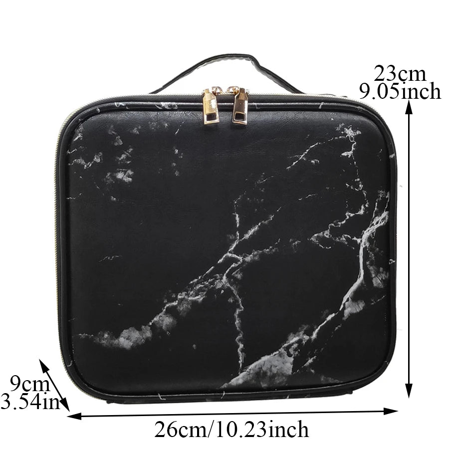 Marble PU Cosmetic Storage Bag