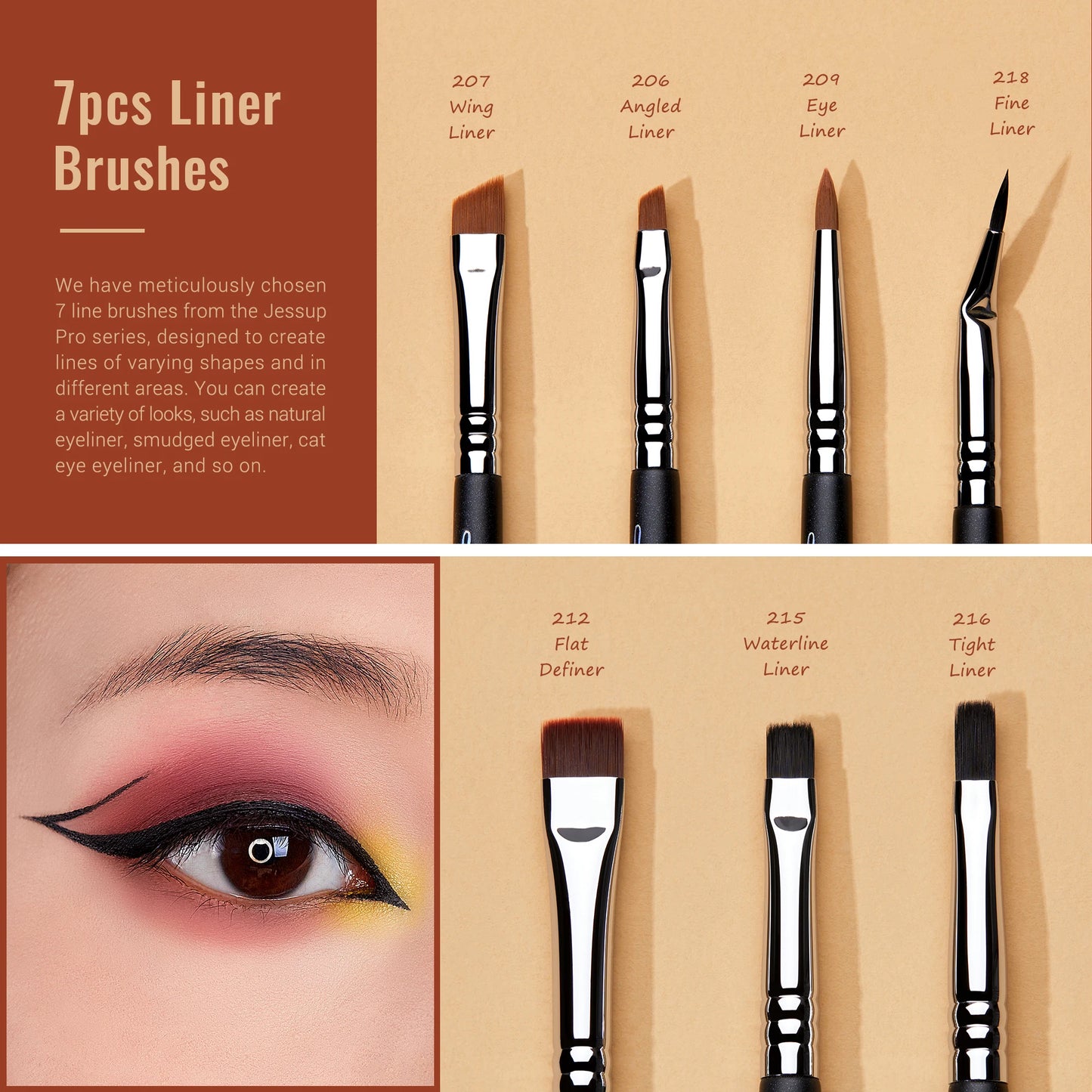 Jessup Eye Brush Set